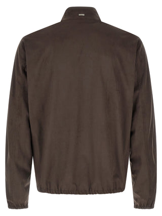 Brown Polyester Jacket