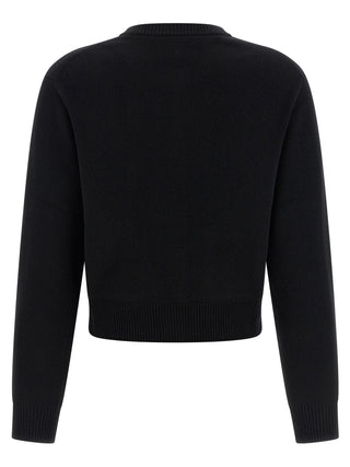 Black Wool Cardigan