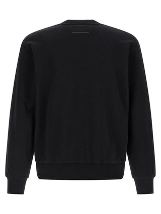 Black Cotton Sweatshirt