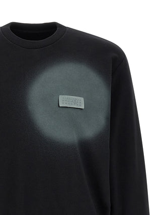 Black Cotton Sweatshirt
