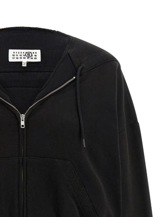 Black Cotton Sweatshirt