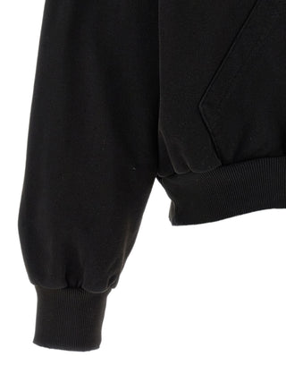 Black Cotton Sweatshirt