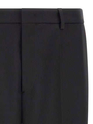 Black Polyester Dress Pants
