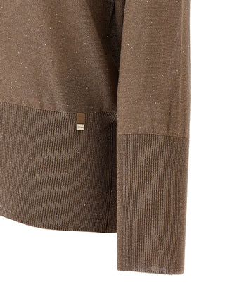 Brown Viscose Cardigan