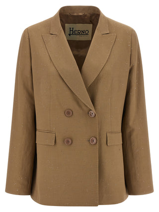 Beige Viscose Blazer