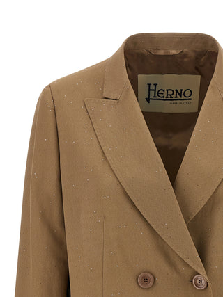 Beige Viscose Blazer
