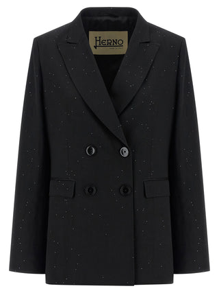 Black Viscose Blazer