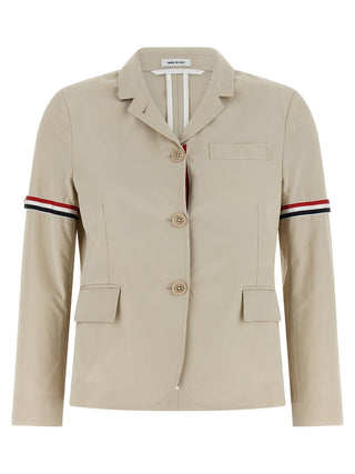 Beige Cotton Blazer