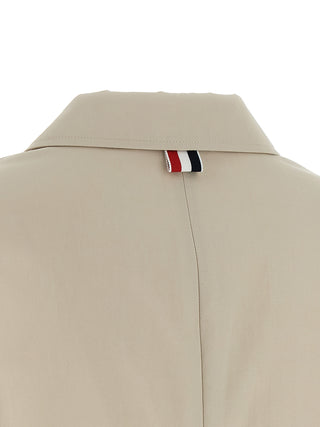 Beige Cotton Blazer
