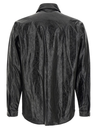 Blusa de viscosa negra
