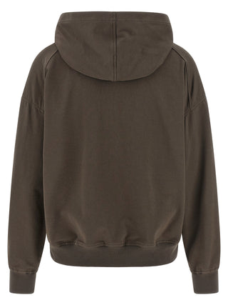 Brown Cotton Hoodie