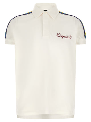 White Cotton Polo Shirt