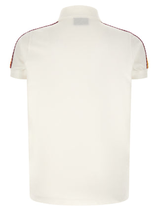 White Cotton Polo Shirt