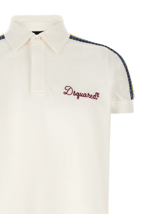 White Cotton Polo Shirt