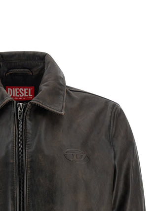 Brown Cowhide Leather Jacket