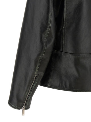 Black Leather Leather Jacket