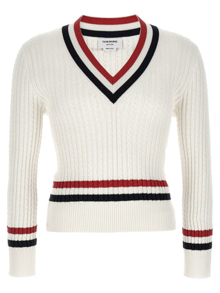 White Cotton Cardigan