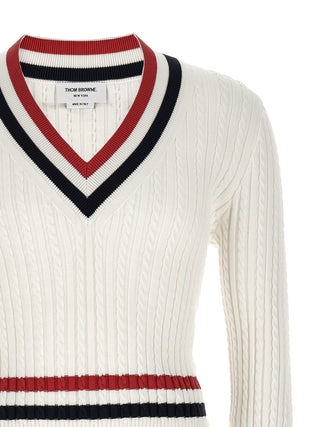 White Cotton Cardigan
