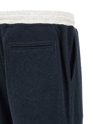 Pantalones jogger azules de algodón (pantalones de entrenamiento)
