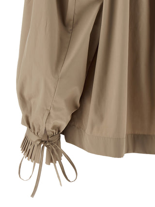 Blusa beige de algodón