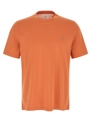 Orange Cotton T-Shirt