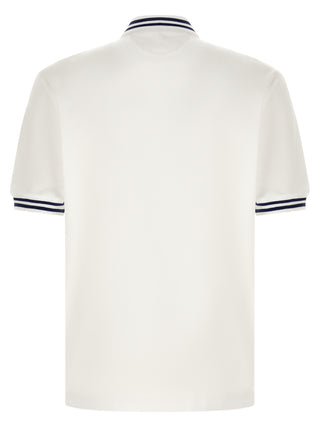 White Cotton Polo Shirt