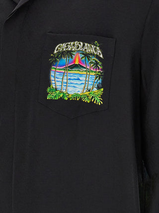 Black Silk Blouse