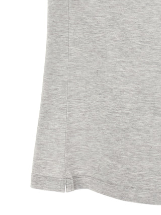 Gray Cotton Polo Shirt
