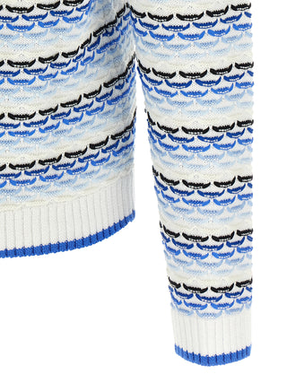 Blue Cotton Polo Shirt