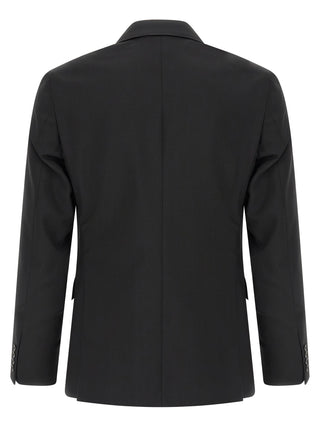 Black Wool Two-Piece Suit