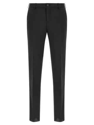 Black Wool Two-Piece Suit