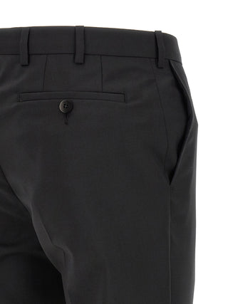 Black Wool Two-Piece Suit