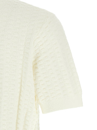White Cotton Polo Shirt
