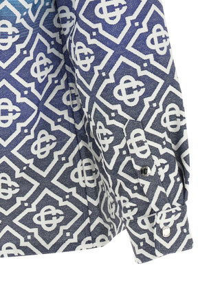 Blue Cotton Shell Jacket