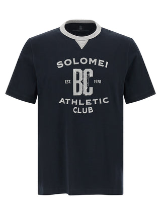 Blue Cotton T-Shirt