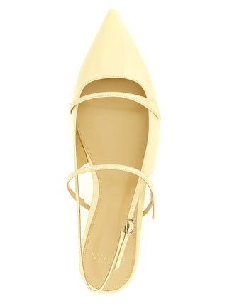 Bicolor Cowhide Ballet Flats