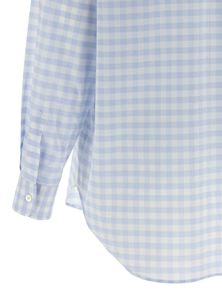 Blue Cotton Blouse