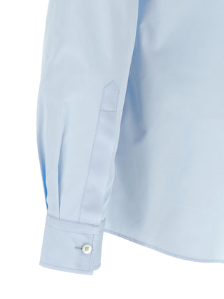 Blusa de algodón azul