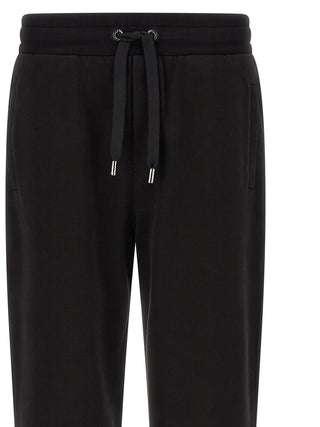 Black Cotton Joggers (Workout Pants)