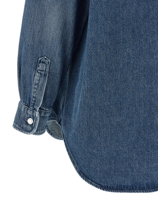 Blue Cotton Blouse