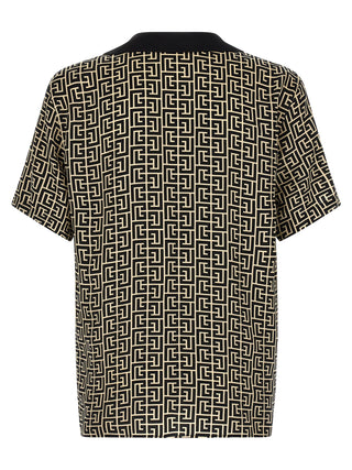 Bicolor Viscose Blouse