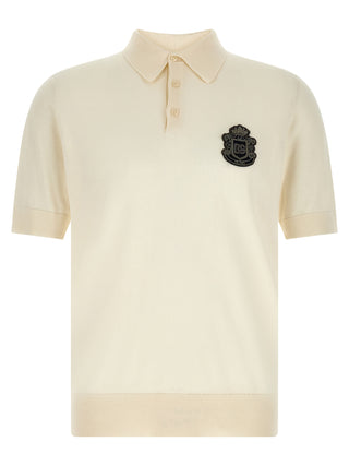 White Cotton Polo Shirt