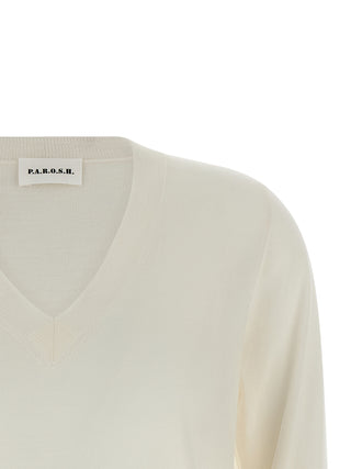 White Wool Cardigan