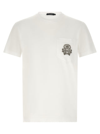 Camiseta de algodón blanca