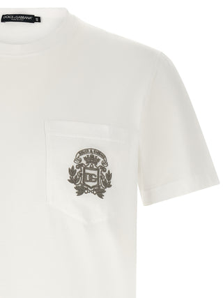 Camiseta de algodón blanca