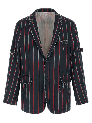 Blue Silk Blazer