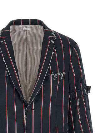 Blue Silk Blazer