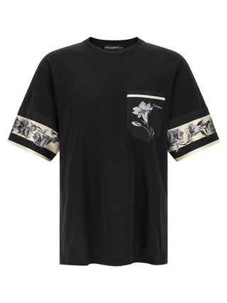 Black Cotton Long Sleeve T-Shirt