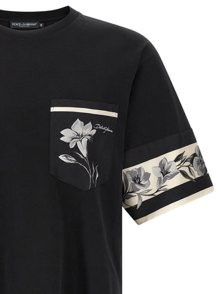 Black Cotton Long Sleeve T-Shirt