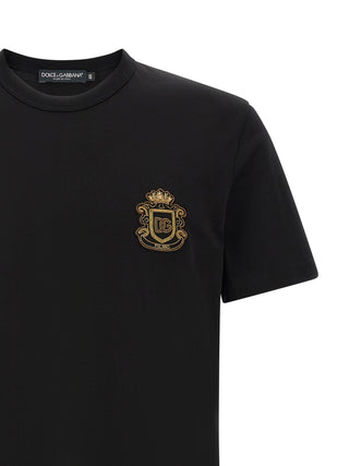 Black Cotton T-Shirt